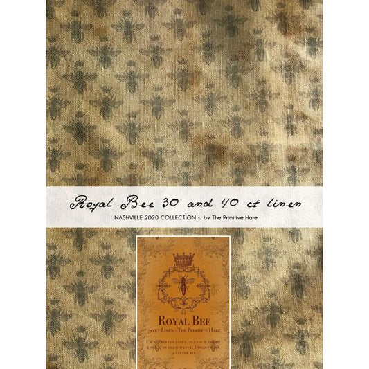 Primitive Hare ~ Royal Bee 30 ct. Linen