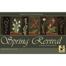 Crane Design ~ Spring Revival Wool Applique Pattern