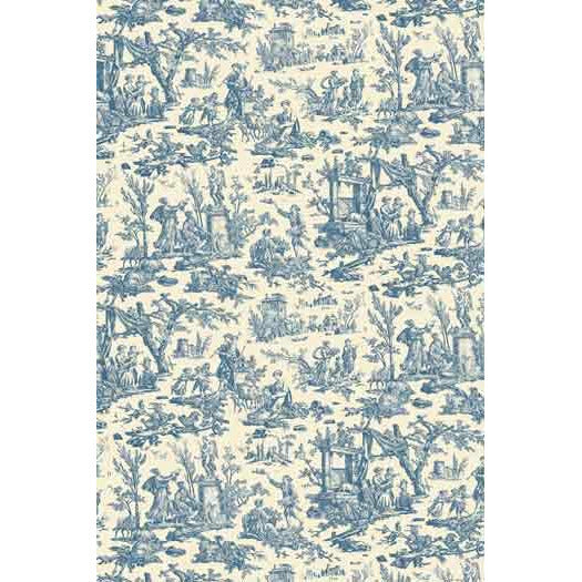 Sajou Coated Cotton Fabric | Offrande Blue Miniature