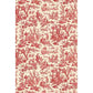 Sajou Coated Cotton Fabric ~ Offrande Red Miniature