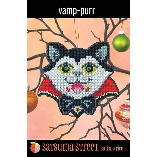 Satsuma Street | Vamp-purr Cross Stitch Kit