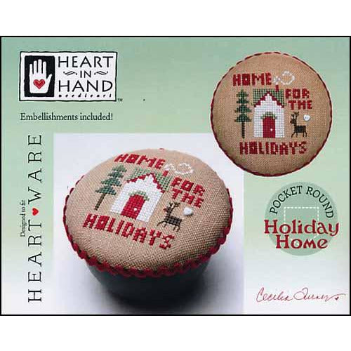 Heart in Hand ~ Pocket Round: Holiday Home Pattern