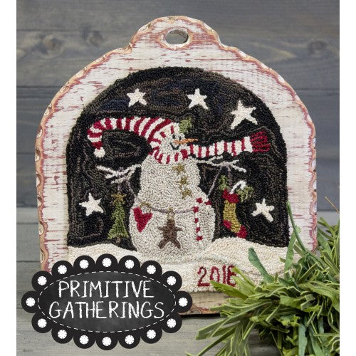 Primitive Gatherings ~ Winter Tidings Punch Needle Pattern