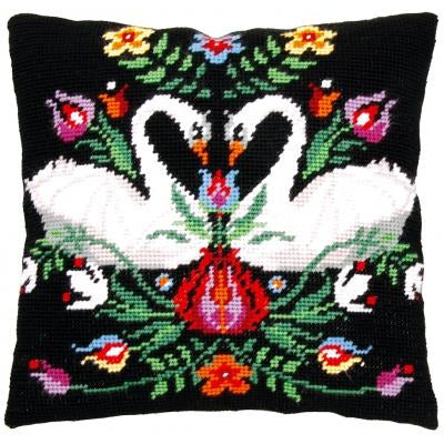 Vervaco ~ Zara the Swan Cushion Tapestry Kit
